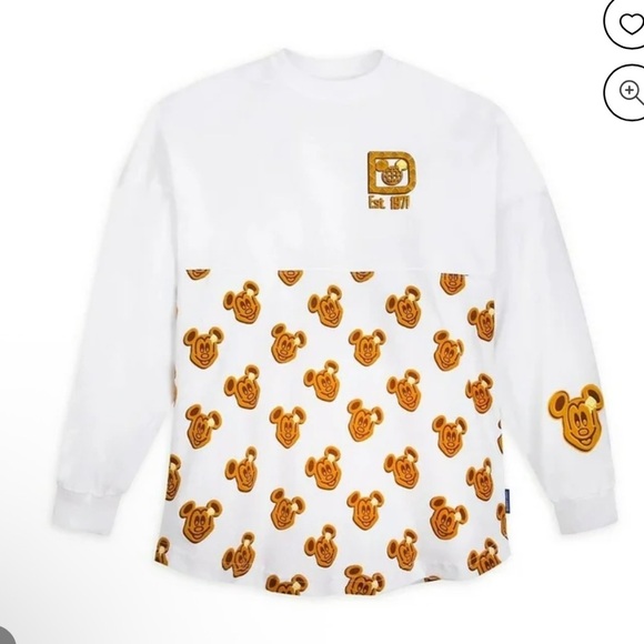 Disneyland Mickey Mouse Waffle Spirit Jersey Size Small - Picture 1 of 6